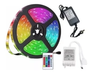 CINTA LED MULTICOLOR 5 MTS + CONTROL