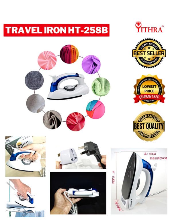 Plancha Viajera Para Ropa Vapor