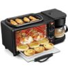 Horno Electrico Tostador Cafetera 3 en 1