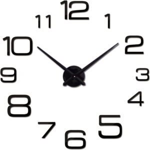 Reloj Pared 3D Plano Decoración Hogar