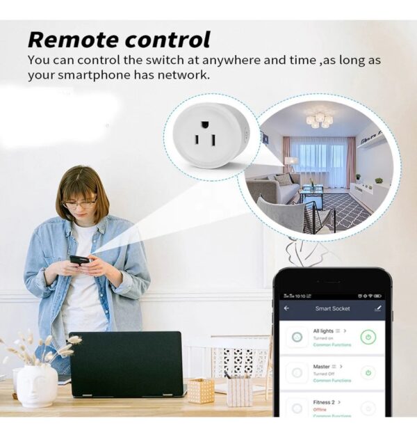 Enchufe Inteligente Wifi Para El Hogar